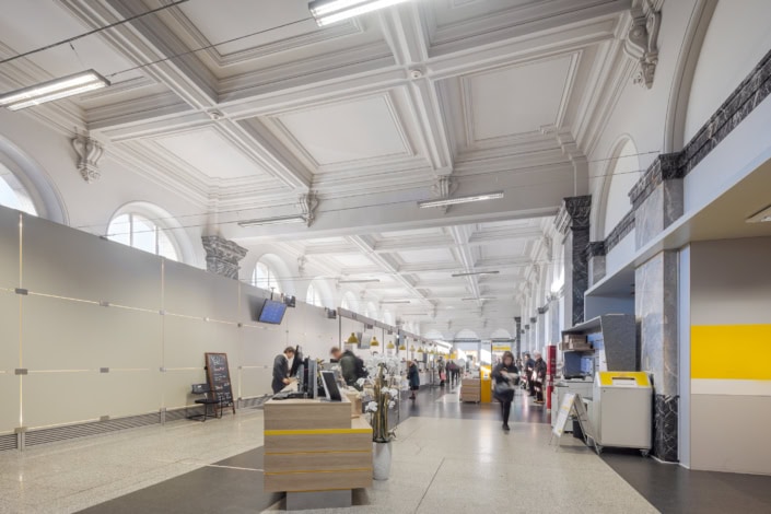 locaux de la poste de Saint-François à Lausanne