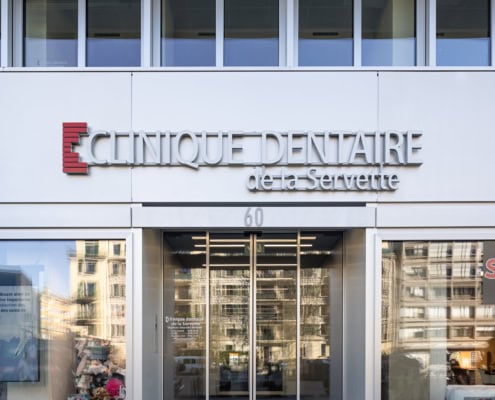 façade de la Clinique dentaire de la Servette à Genève 2