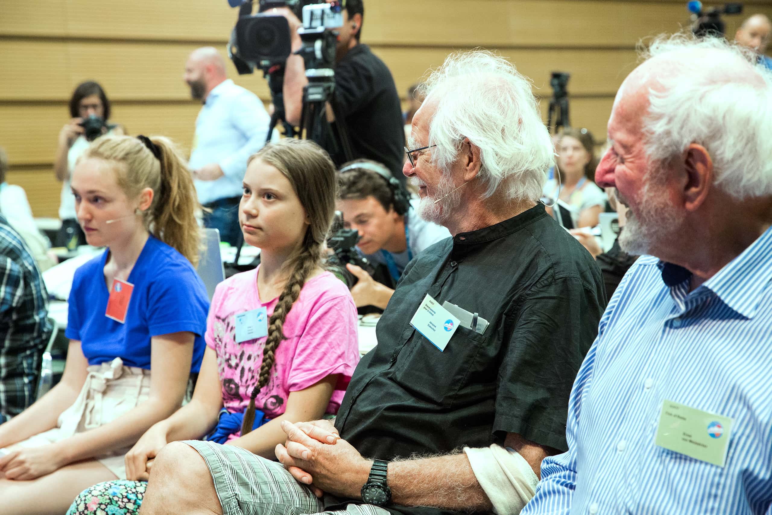 Greta Thunberg à Lausanne, lors du sommet pour le climat