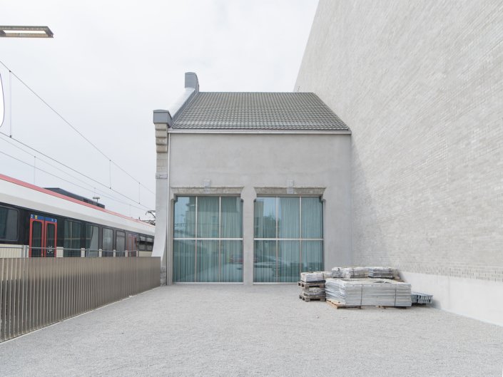 Musée des Beaux arts de Lausanne vue de la gare