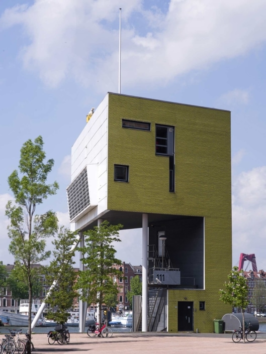architecture contemporaine à Rotterdam