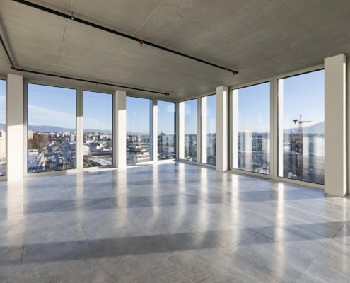 vue la ville de Genève depuis la Tour Eplanade 3