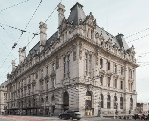 façade nord de l'hôtel des Postes de Lausanne avant travaux 2