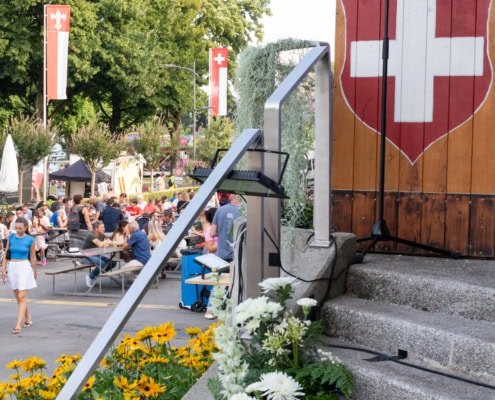 fête nationale suisse à Saint-Prex en Suisse romande