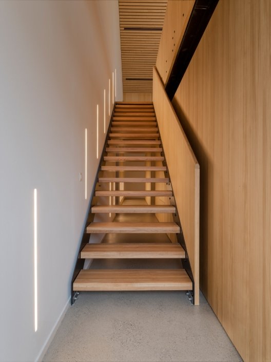 escalier de bois